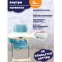 Купить чехол на стульчик для кормления Brevi (Голубой, водостойкий)
