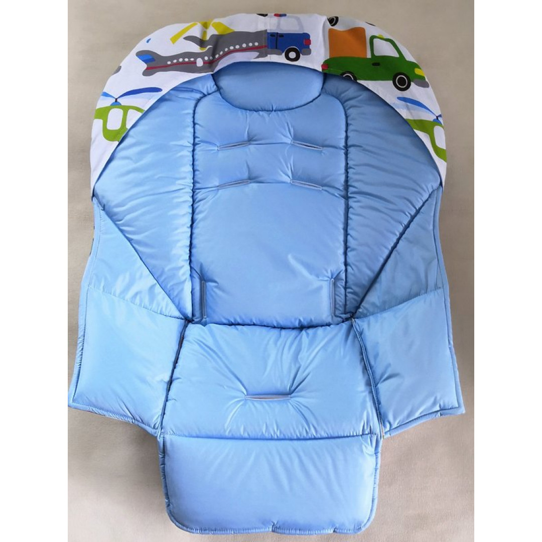  Купить чехол на стульчик для кормления Chicco Polly (Транспорт, двусторонний)