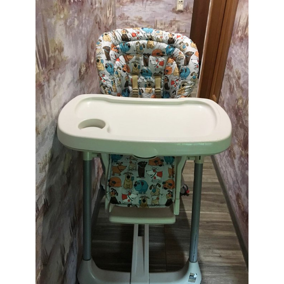  Купить чехол на стульчик для кормления Peg Perego Prima Pappa Best (Собачки, водостойкий)