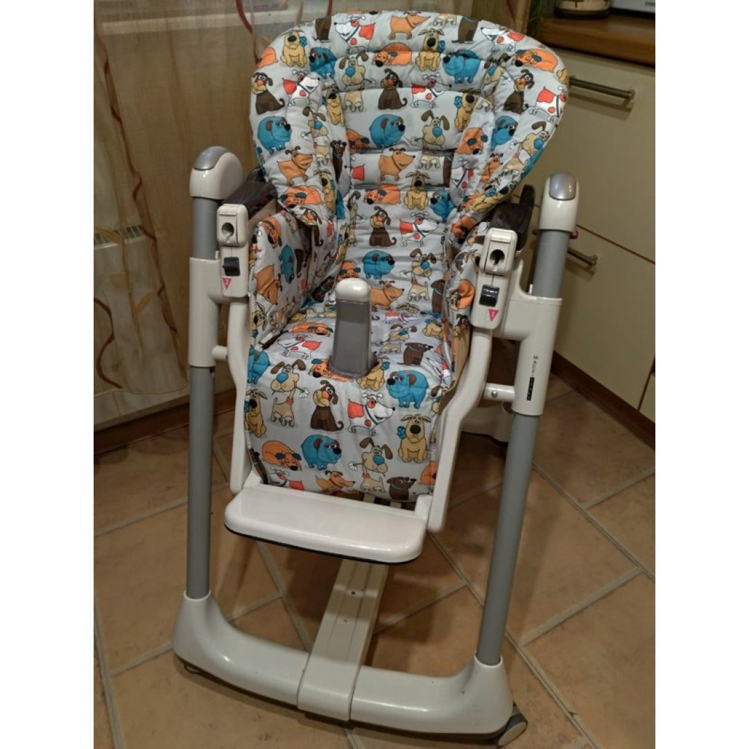  Купить чехол на стульчик для кормления Peg Perego Prima Pappa Best (Собачки, водостойкий)