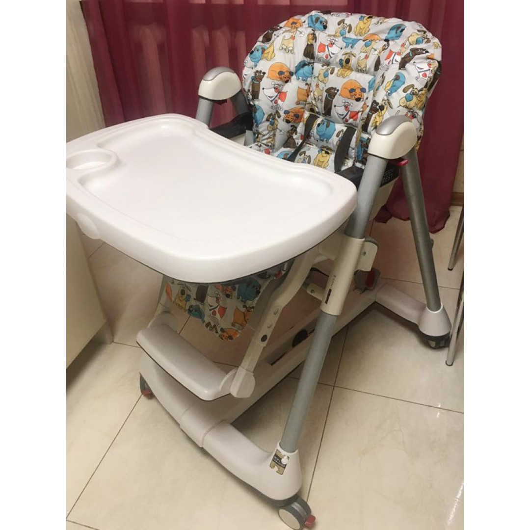 Купить чехол на стульчик для кормления Peg Perego Prima Pappa Best (Собачки, водостойкий)
