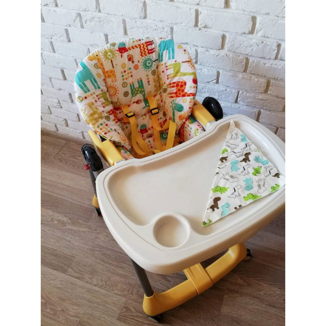 Купить чехол на стульчик для кормления Peg Perego Prima Pappa Prima Diner (Лимпопо, двусторонний)