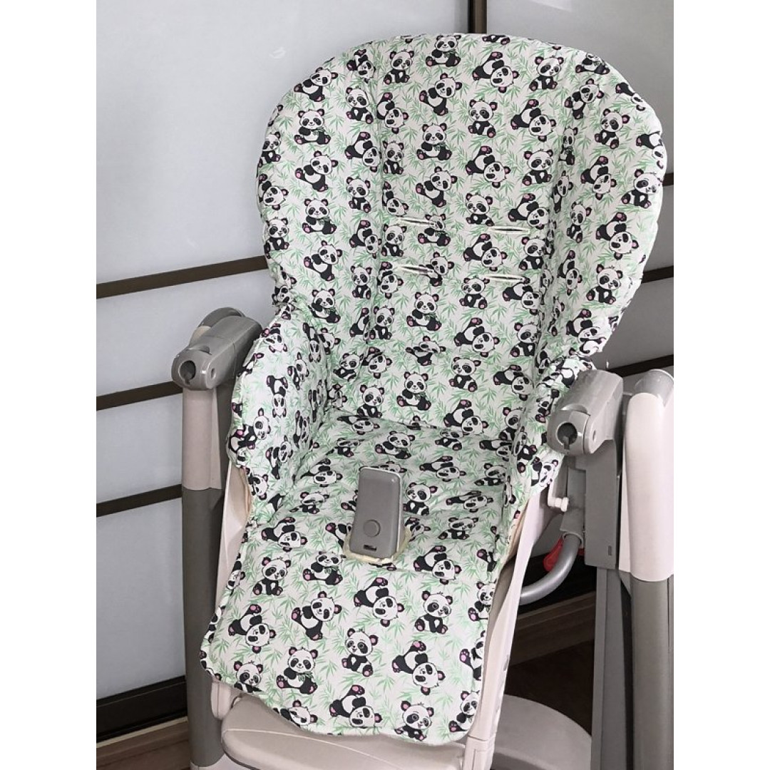 Купить чехол на стульчик для кормления Peg Perego Prima Pappa Diner (Панды, двусторонний)