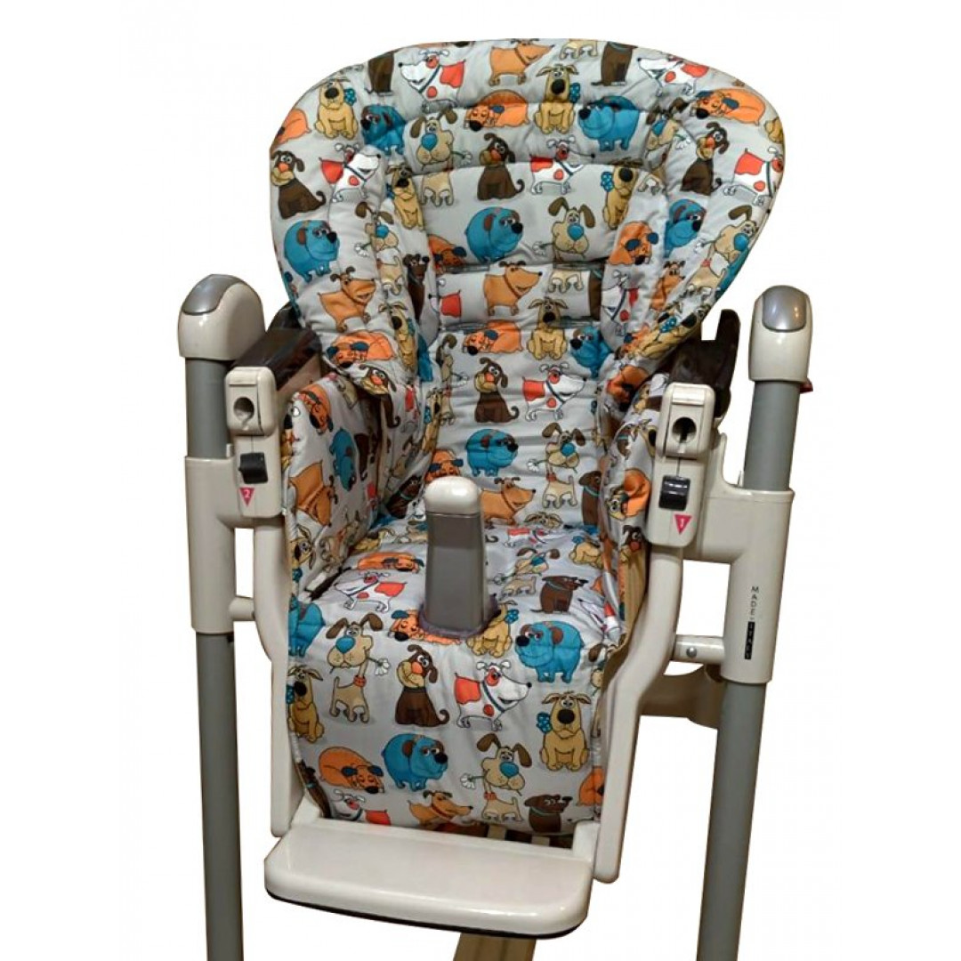  Купить чехол на стульчик для кормления Peg Perego Prima Pappa Best (Собачки, водостойкий)