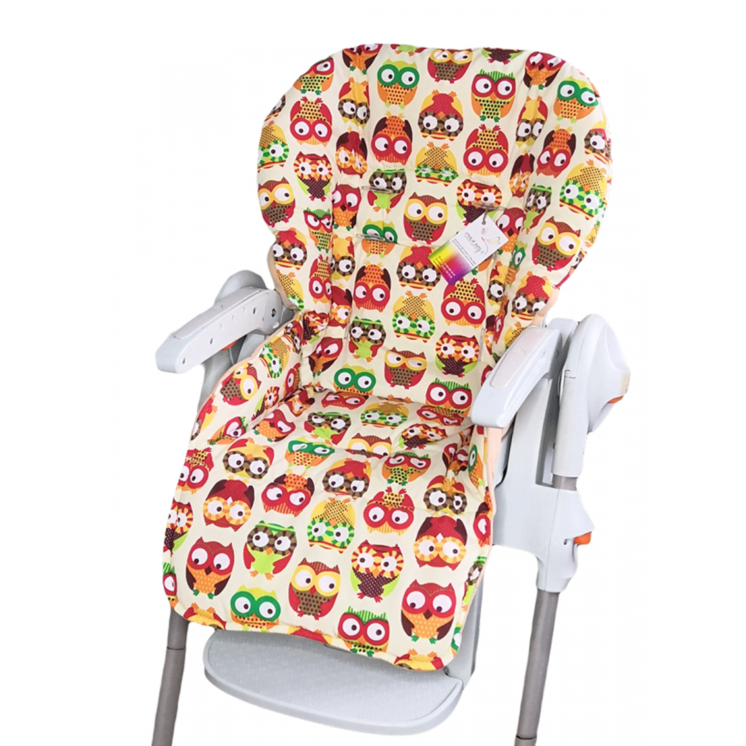 Купить чехол на стульчик для кормления Happy Baby William/ Classic (Совы, хлопок с водоотталкивающей пропиткой)