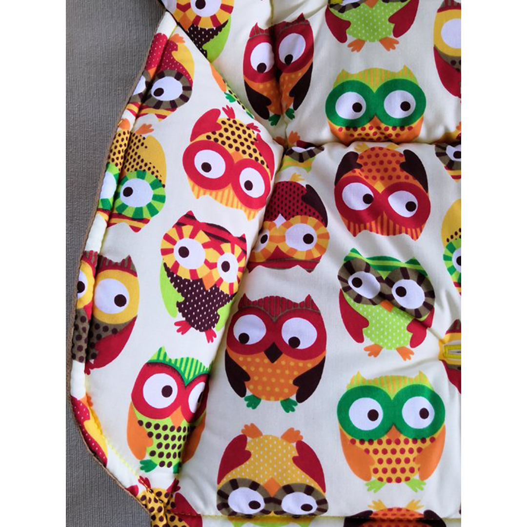 Купить чехол на стульчик для кормления Happy Baby William/ Classic (Совы, хлопок с водоотталкивающей пропиткой)