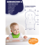 Купить чехол на стульчик для кормления Happy Baby William/ Classic (Галактика, водостойкий)